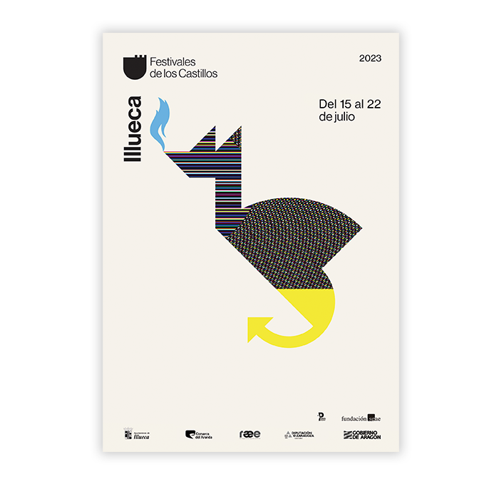 cartel Illueca Festivales de los Castillos y Puerta al Mediterraneo 2023
