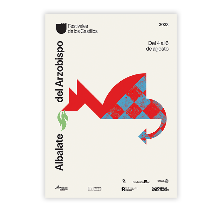 cartel Albalate Festivales de los Castillos y Puerta al Mediterraneo 2023